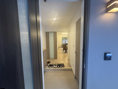 【前面道路含む現地写真】 | 中城南上原Ⅱ（全3棟）RC造新築平屋2号棟 | ※北西側公道5.5m♪