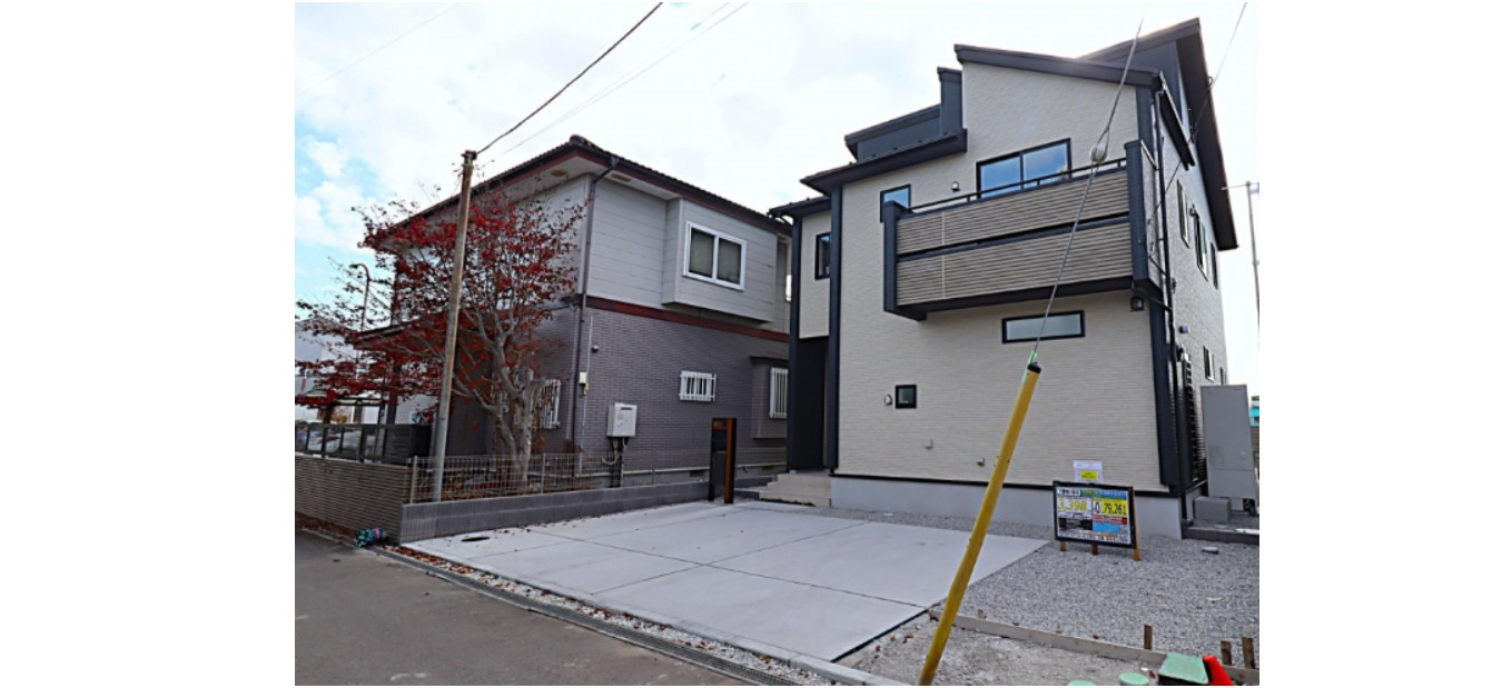 下野市川中子　新築戸建2の外観