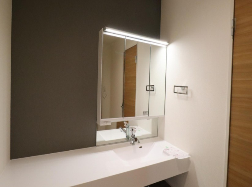 下野市川中子　新築戸建2の独立洗面台