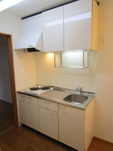 ヘーベルメゾンＮのキッチン|★ガス2口システムキッチン★