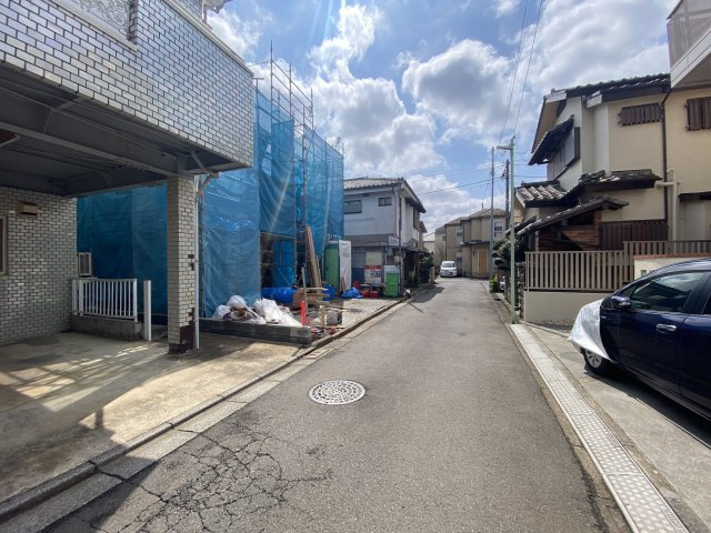 東久留米市小山9期の前面道路含む現地写真