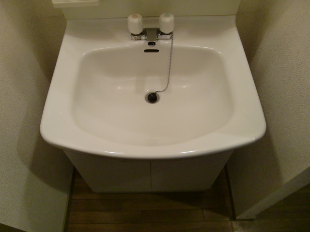 ブルーハイツの洗面所