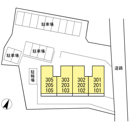 ドムスＴの区画図