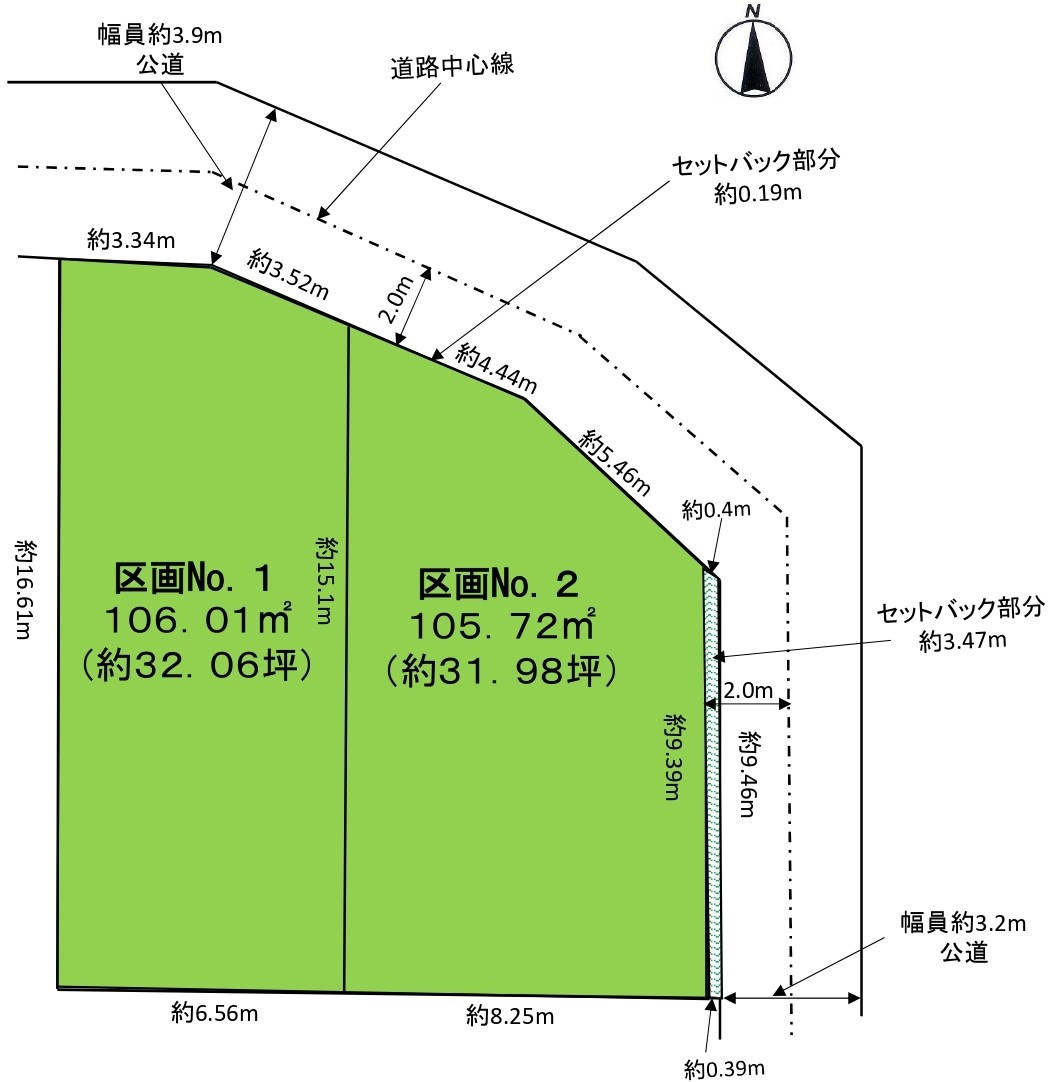 戸塚区戸塚町　土地　2900万円の区画図