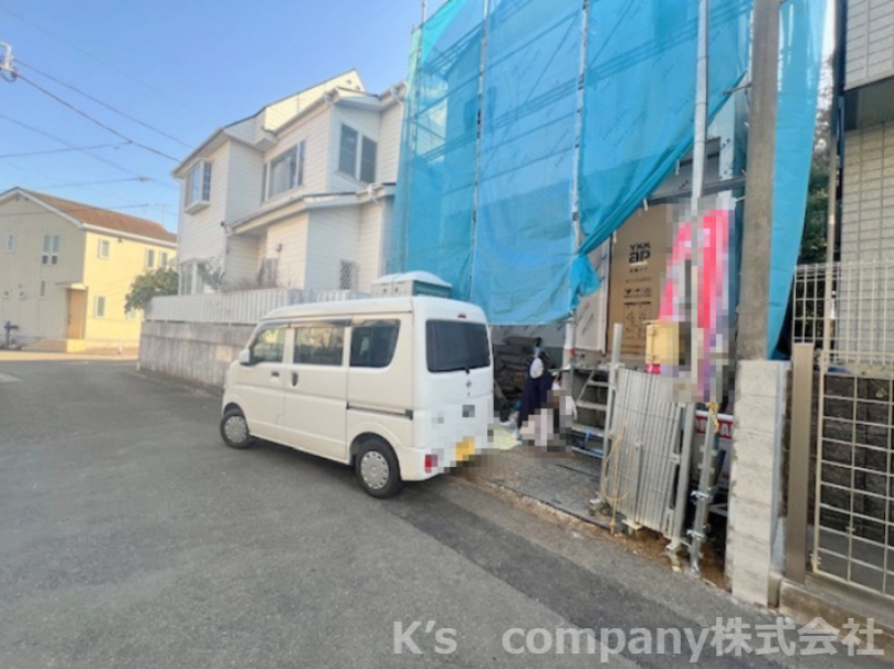 茅ヶ崎市菱沼1丁目　新築戸建の外観|2025.12.4撮影◇