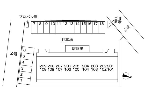 アンプルールリーブルＷｉｎｇ　　　刈谷市近郊の賃貸はクラスホーム刈谷店の駐車場