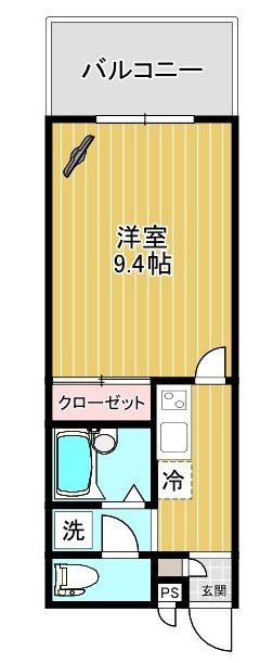ソレイユの間取り|間取図です