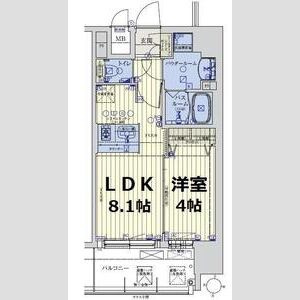 スワンズシティ大阪城NORTHの間取り