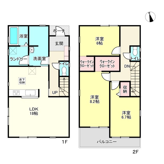 【間取り】 | 姫路市白浜町宇佐崎北/全4棟