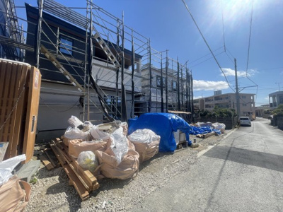 【前面道路含む現地写真】 | 八重瀬町東風平Ⅲ（全2棟）1号棟 | ※西側公道5.1m♪