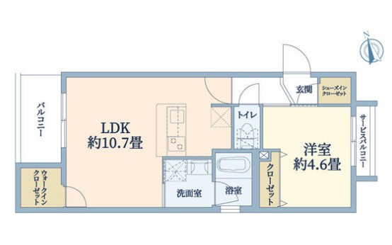 ウェルスクエア都島中通の間取り