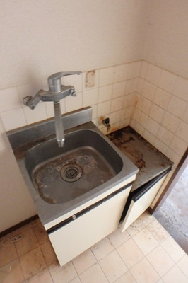 【キッチン】 | パールハイムアライ | ガスコンロ設置可能のキッチンです☆ご自身でお好きなタイプのガスコンロをご用意いただけます！