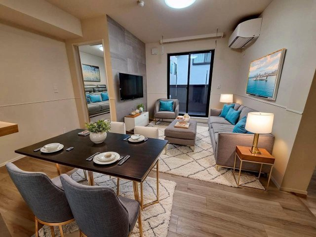 （仮称）山王３丁目メゾンの居間・リビング|CG家具のため実際は家具が付きません