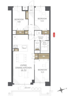 【間取り】前川公園ローヤルコーポ 