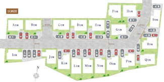 【区画図】 | 【仲介手数料無料！！】府中市日新町5丁目　新築戸建て（全19棟）K号棟　4690万円 | 1期19棟