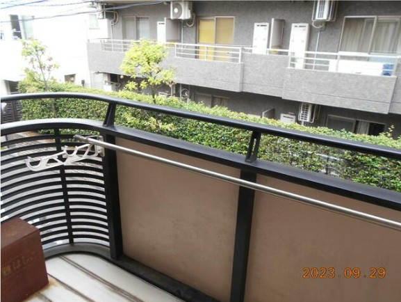 第8中島マンションのバルコニー