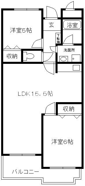 サンロイヤル新居壱番館の間取り