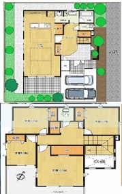 【間取り】 | 日の出６丁目中古戸建