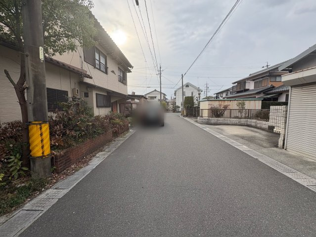 売土地　大垣市墨俣町二ツ木　53.25坪の前面道路含む現地写真