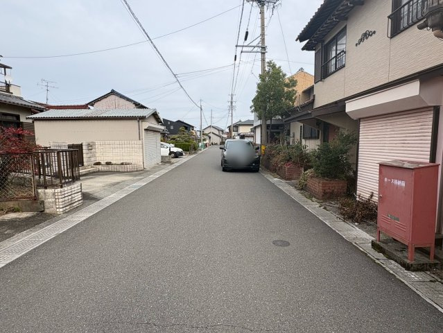 売土地　大垣市墨俣町二ツ木　53.25坪の前面道路含む現地写真