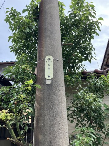 売土地　大垣市墨俣町二ツ木　53.25坪の周辺|電柱も現況渡しとなります