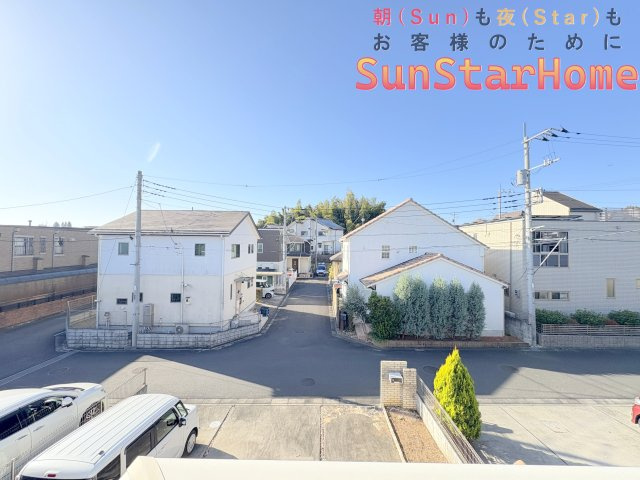 【サンスターホーム】青梅市塩船　注文施工　敷地50坪　並列3～4台駐車の展望