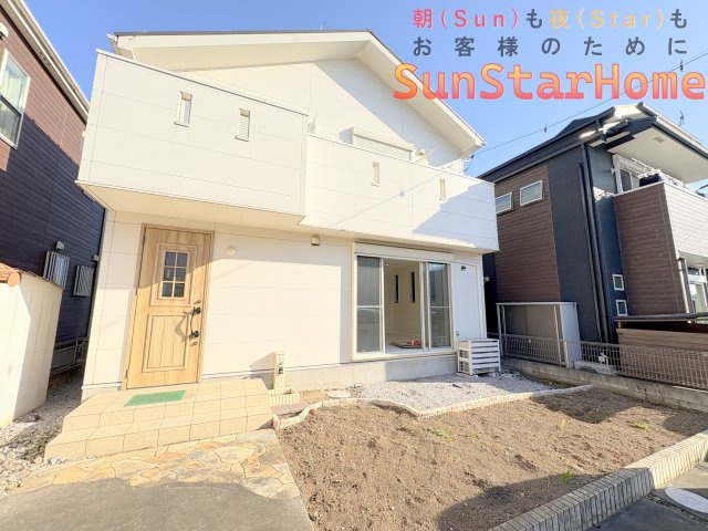 【サンスターホーム】青梅市塩船　注文施工　敷地50坪　並列3～4台駐車