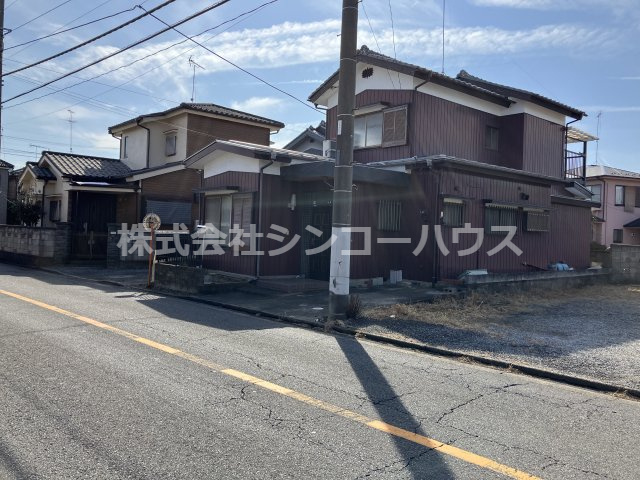 【前面道路含む現地写真】 | 久喜市上町　住宅用地 | 北東側前面道路幅員は約5.7メートル！