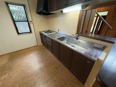 【キッチン】 | 丹波篠山市栗柄ログハウス調別荘