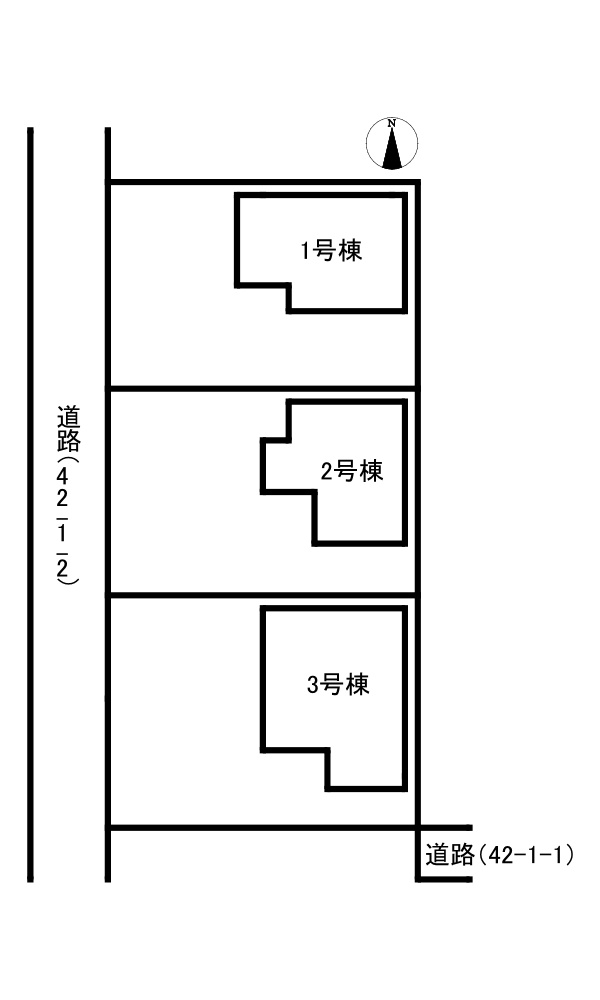 姫路市勝原区山戸3期/新築戸建の区画図