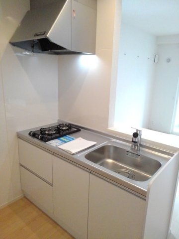 フルール　ド　プリュヌのキッチン