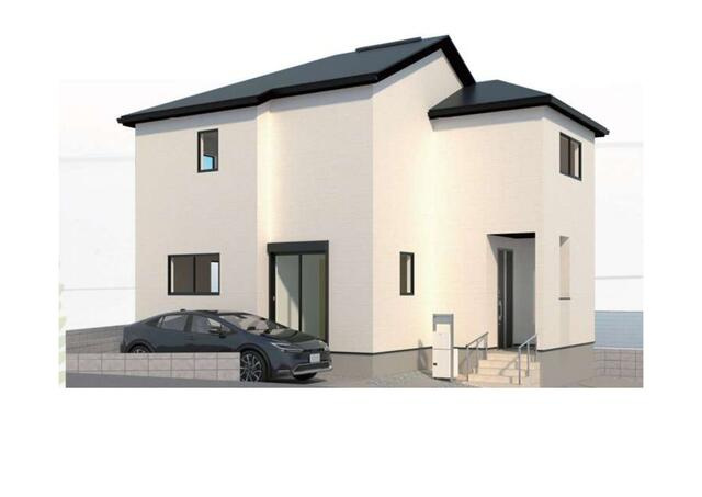 日進市藤塚１丁目の新築一戸建の外観パース|イメージパース１