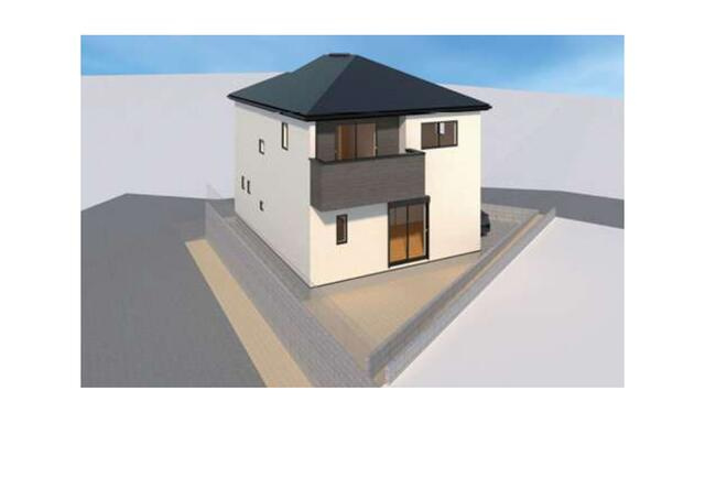 日進市藤塚１丁目の新築一戸建の外観パース|イメージパース２