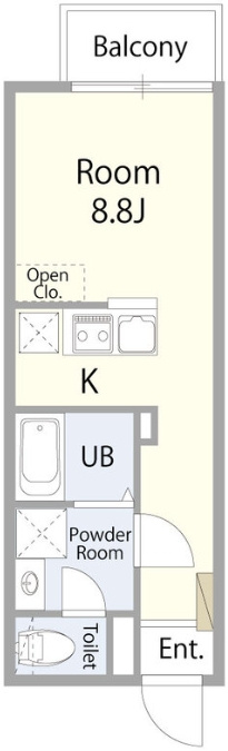 ティージェーレジデンスキヨセの間取り