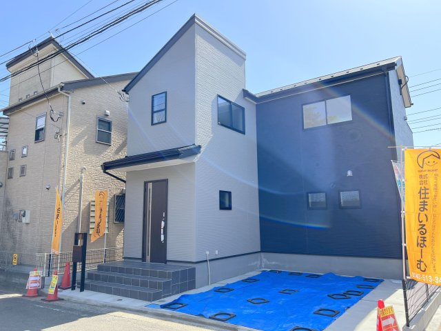 昭島市東町5丁目　新築戸建全1棟の駐車場|駐車スペース並列駐車2台可
