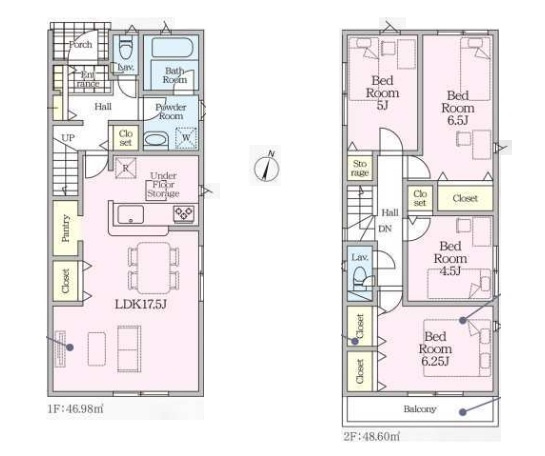 伊奈町中央　第3　クレイドルガーデン　01の間取り|伊奈町中央　第3　クレイドルガーデン　01、4LDK、土地面積120.02m2、建物面積95.58m2