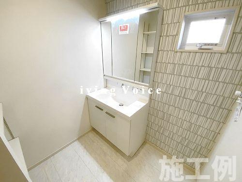【仲介手数料０円】藤沢市今田2期　新築一戸建ての独立洗面台|藤沢市今田2期　新築一戸建て