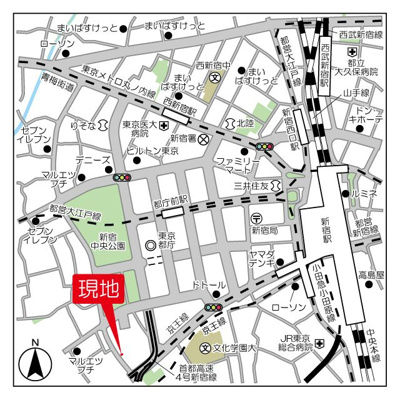 【地図】 | エスタート新宿