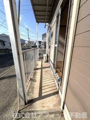 【バルコニー】 | シティハイツあすなろB | 南向き