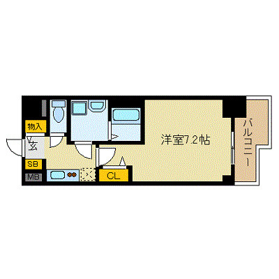 プレサンス丸の内レジデンスⅡの間取り
