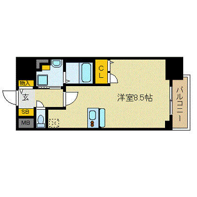 プレサンス丸の内レジデンスⅡの間取り