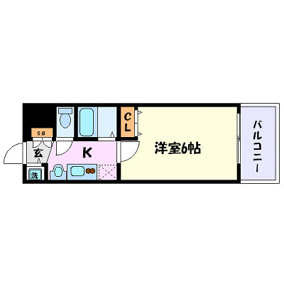 プレサンス泉アーバンゲートの間取り