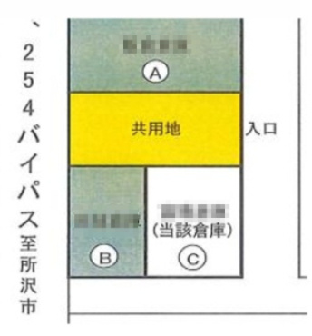 富士見市榎町の倉庫