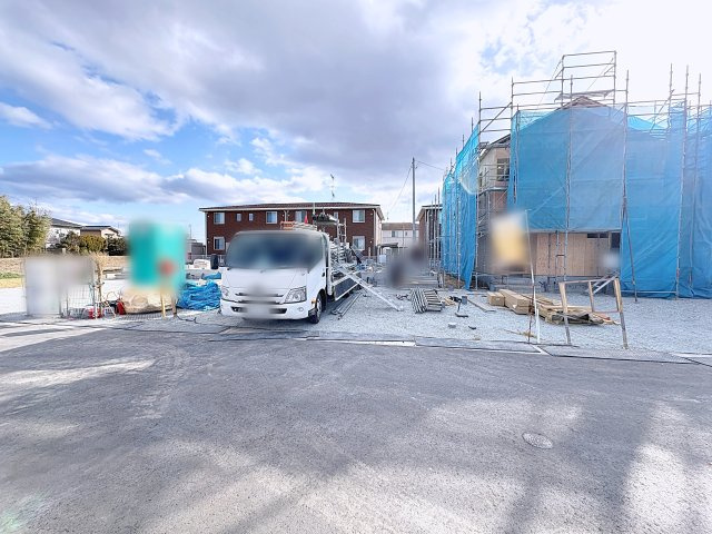 新築戸建・新築建売　南相馬市原町区西町第3　原町第三小・原町第一中の前面道路含む現地写真