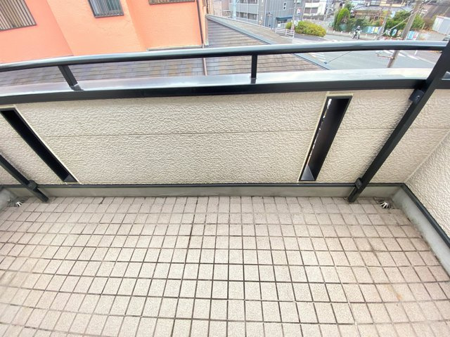 青木邸のバルコニー