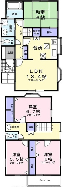 青木邸の間取り