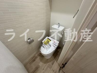 フジパレス弥刀駅北Ⅱ番館のトイレ|コンパクトで使いやすいトイレです