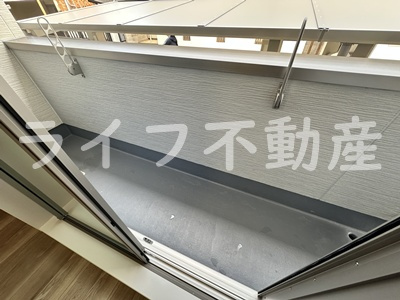 フジパレス弥刀駅北Ⅱ番館のバルコニー|落ち着いた時間を過ごせるバルコニーです