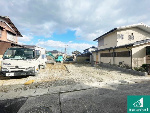 大津市坂本　第6期　新築一戸建ての外観|現在の進捗状況です！順調に作業進行中、完成が待ち遠しいです！詳細の間取り等、お気軽にお問い合わせください！