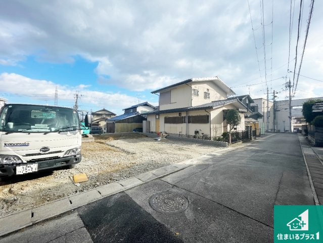 大津市坂本　第6期　新築一戸建ての前面道路含む現地写真|周辺は落ち着いた街並みの住宅地！子育てがしやすい住環境です！まだ未完成ですが、現地でしかわからない事もございます。是非一度ご覧ください。